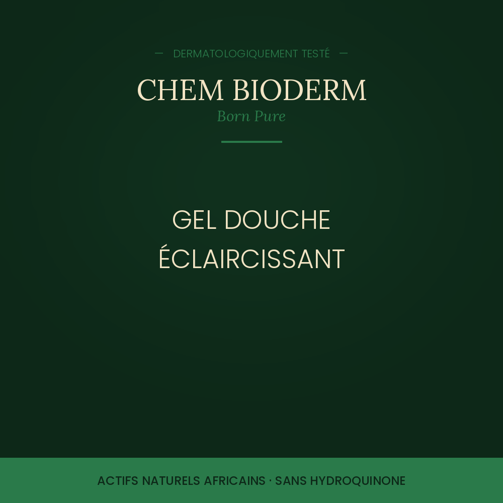 gel douche éclaircissant